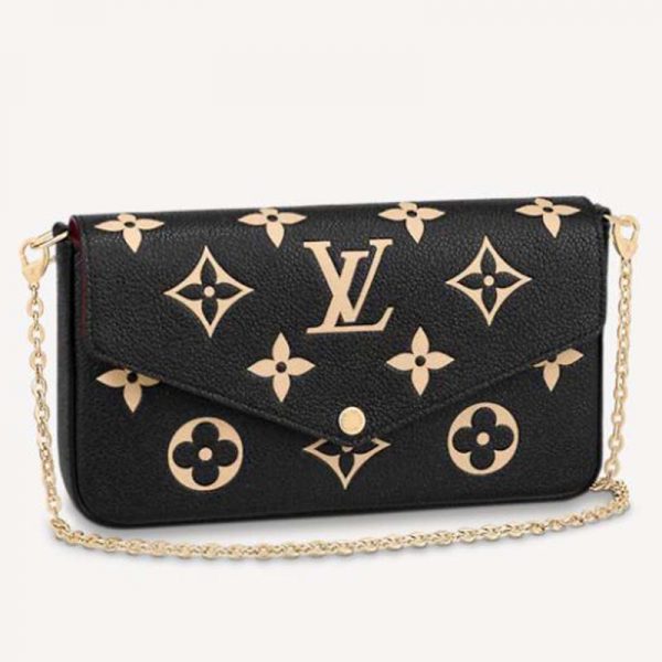 Louis Vuitton Women Félicie Pochette Monogram Empreinte Embossed Supple Grained Cowhide Leather