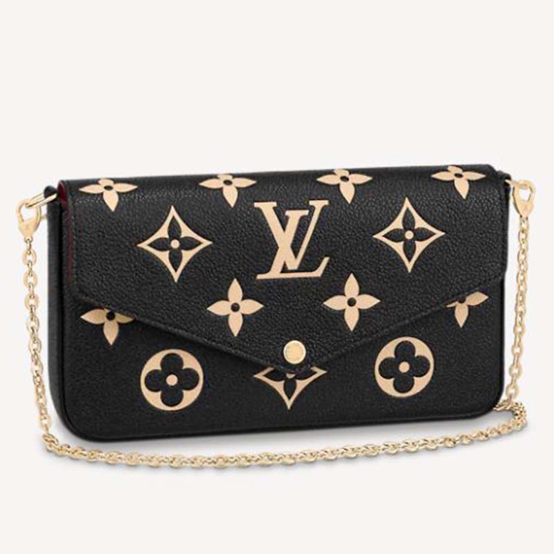 Félicie Pochette Monogram Empreinte Leather - Women - Small