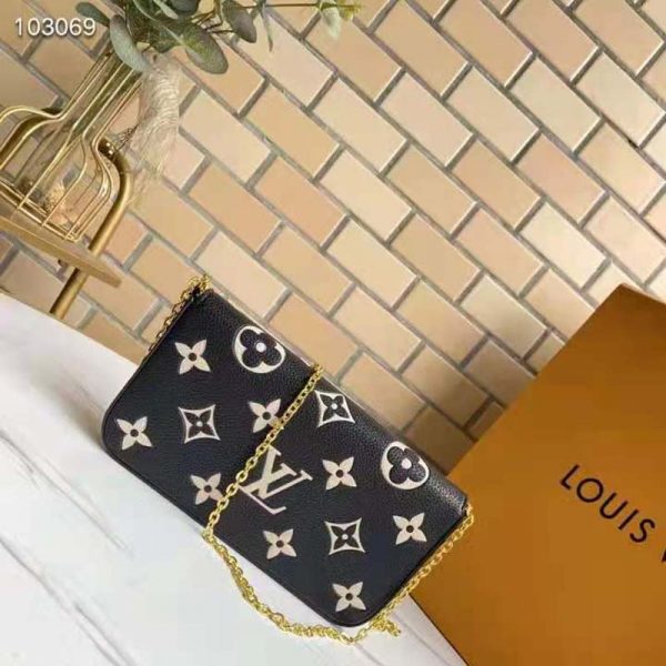 Louis Vuitton Women Félicie Pochette Monogram Empreinte Embossed Supple Grained Cowhide Leather (7)