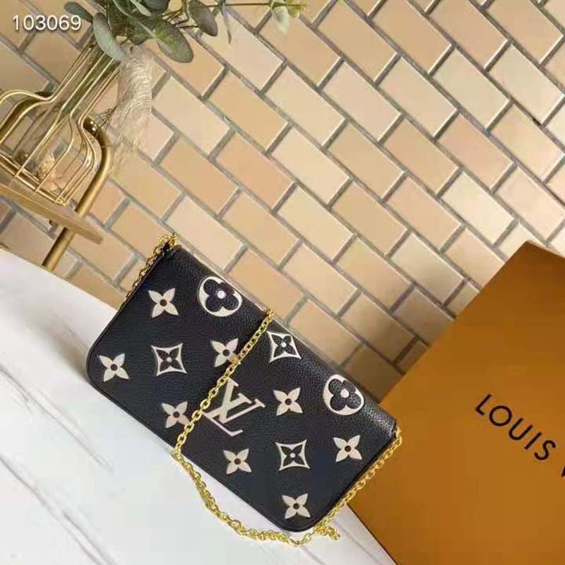 LV LV Women Félicie Pochette Bag in Monogram Empreinte Leather