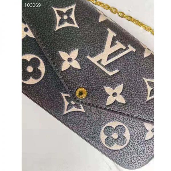 Louis Vuitton Women Félicie Pochette Monogram Empreinte Embossed Supple Grained Cowhide Leather (9)