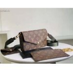 Louis Vuitton Women Félicie Strap & Go Félicie Pochette Khaki Green Monogram Coated Canvas - Image 4