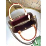 Louis Vuitton Women Montaigne BB Handbag Monogram Canvas Natural Cowhide Leather - immagine 10