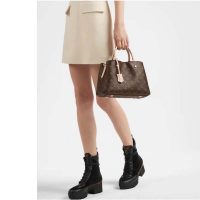 Louis Vuitton Women Montaigne BB Handbag Monogram Canvas Natural Cowhide Leather (1)