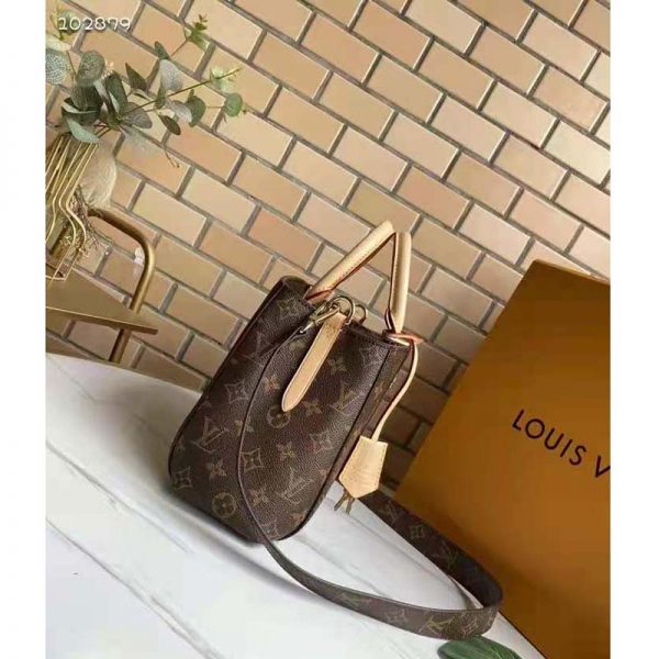 Louis Vuitton Women Montaigne BB Handbag Monogram Canvas Natural Cowhide Leather (4)