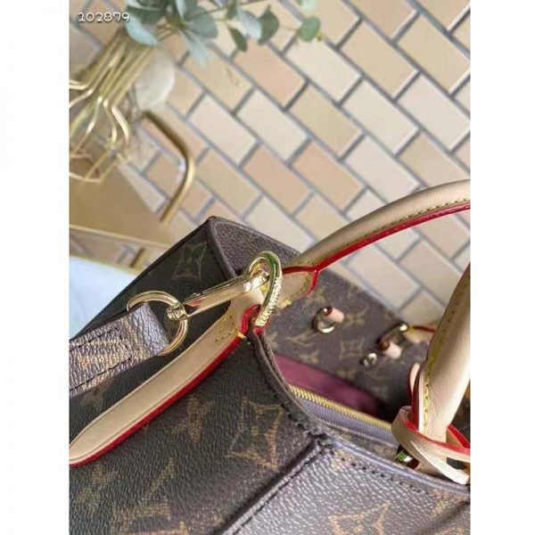Louis Vuitton Women Montaigne BB Handbag Monogram Canvas Natural Cowhide Leather (7)