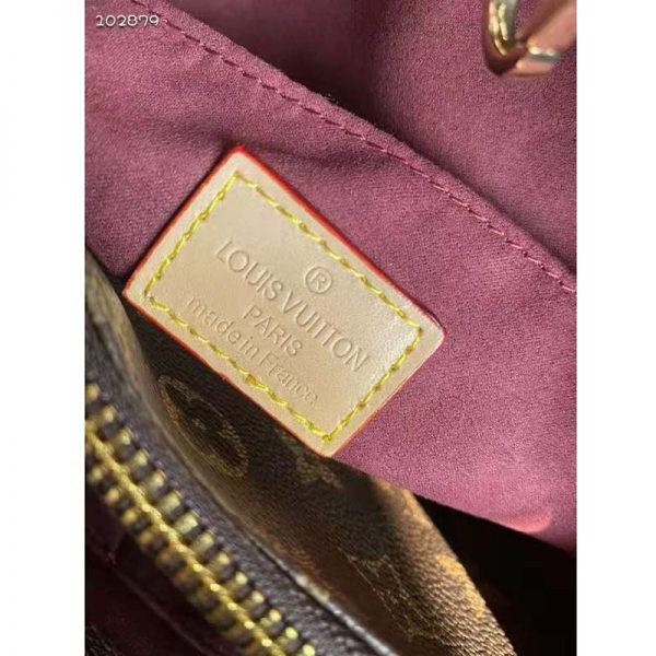 Louis Vuitton Women Montaigne BB Handbag Monogram Canvas Natural Cowhide Leather (9)