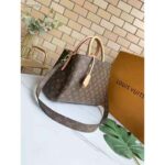 Louis Vuitton Women Montaigne MM Bag Monogram Coated Canvas Natural Cowhide Leather - Imagen 4