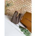 Louis Vuitton Women Montaigne MM Bag Monogram Coated Canvas Natural Cowhide Leather - Imagen 5