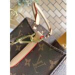 Louis Vuitton Women Montaigne MM Bag Monogram Coated Canvas Natural Cowhide Leather - Imagen 8