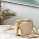 Louis Vuitton Women Multi Pochette Accessoires Cream Embossed Supple Grained Cowhide - immagine 3