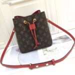 Louis Vuitton Women NéoNoé Bucket Bag Coquelicot Red Monogram Coated Canvas - Imagen 2