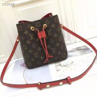 Louis Vuitton Women NéoNoé Bucket Bag Coquelicot Red Monogram Coated Canvas