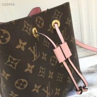 Louis Vuitton Women NéoNoé Bucket Bag Rose Poudré Pink Monogram Coated Canvas