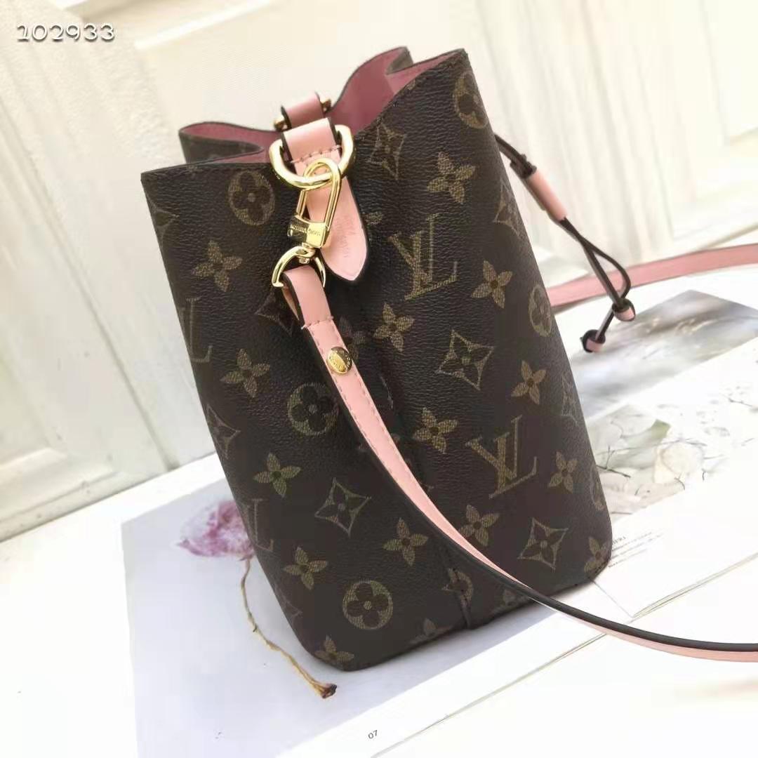 LOUIS VUITTON Monogram Canvas MM Neo Noe ROSE POUDRE Bucket Bag