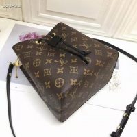 Louis Vuitton Women NéoNoé MM Bucket Bag Black Monogram Coated Canvas