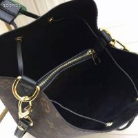 Louis Vuitton Women NéoNoé MM Bucket Bag Black Monogram Coated Canvas