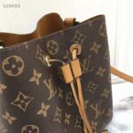 Louis Vuitton Women NéoNoé MM Bucket Bag Caramel Brown Monogram Coated Canvas - immagine 8