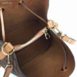 Louis Vuitton Women NéoNoé MM Bucket Bag Safran Yellow Damier Ebène Coated Canvas - immagine 8