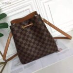 Louis Vuitton Women NéoNoé MM Bucket Bag Safran Yellow Damier Ebène Coated Canvas - immagine 4