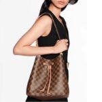 Louis Vuitton Women NéoNoé MM Bucket Bag Venus Pink Damier Ebène Coated Canvas - Bild 11