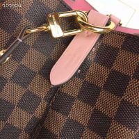 Louis Vuitton Women NéoNoé MM Bucket Bag Venus Pink Damier Ebène Coated Canvas