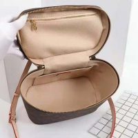 Louis Vuitton Women Nice BB Vanity Case Brown Monogram Coated Canvas