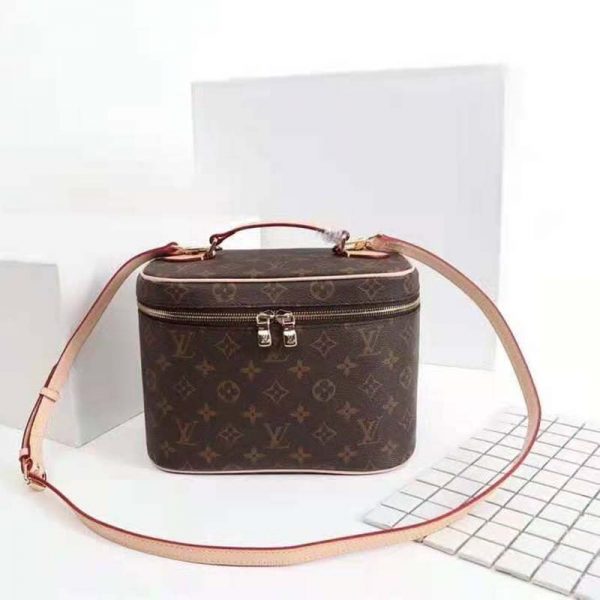 Louis Vuitton Women Nice BB Vanity Case Brown Monogram Coated Canvas (2)