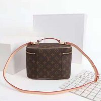 Louis Vuitton Women Nice BB Vanity Case Brown Monogram Coated Canvas