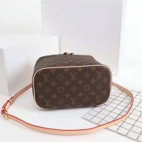 Louis Vuitton Women Nice BB Vanity Case Brown Monogram Coated Canvas