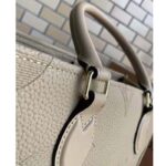 Louis Vuitton Women Onthego MM Tote Bag Tourterelle Beige Embossed Grained Cowhide - Imagen 8