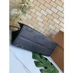 Louis Vuitton Women Onthego MM Tote Bag Black Embossed Grained Cowhide - Image 6