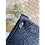 Louis Vuitton Women Onthego MM Tote Bag Black Embossed Grained Cowhide - Image 9