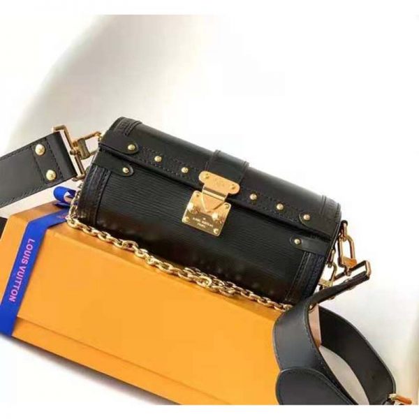 Louis Vuitton Women Papillon Trunk handbag Black Epi Cowhide Leather (2)
