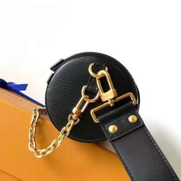 Louis Vuitton Women Papillon Trunk handbag Black Epi Cowhide Leather (3)