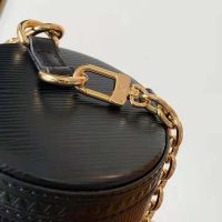 Louis Vuitton Women Papillon Trunk handbag Black Epi Cowhide Leather