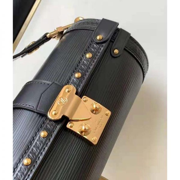 Louis Vuitton Women Papillon Trunk handbag Black Epi Cowhide Leather (6)