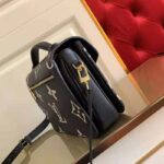 Louis Vuitton Women Pochette Metis Black Beige Embossed Grained Cowhide Leather – Bild 4