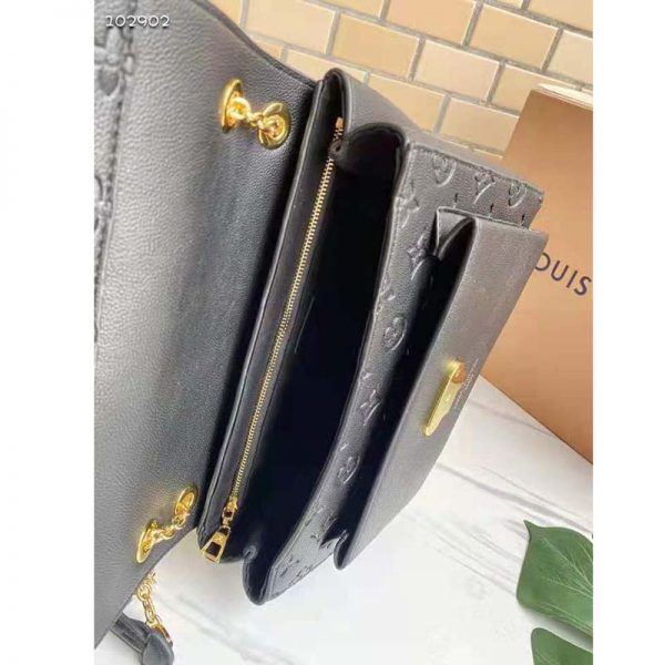Louis Vuitton Women Vavin BB Black Embossed Supple Grained Cowhide Leather (11)