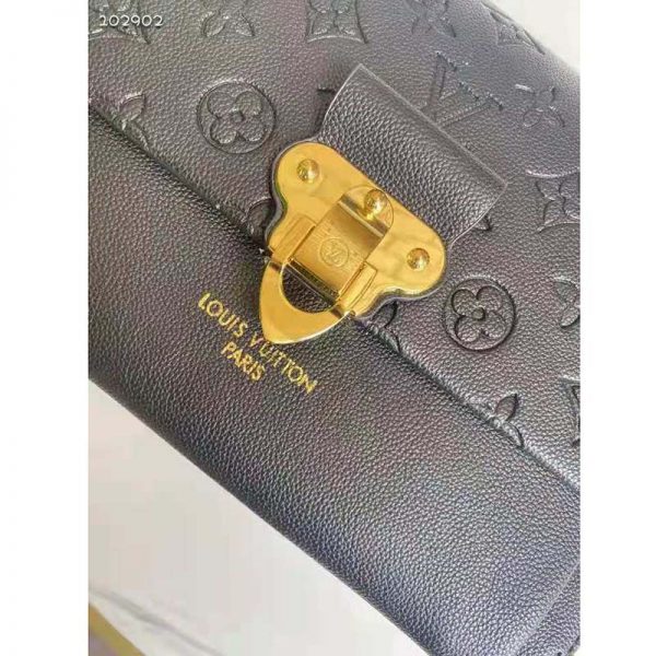 Louis Vuitton Women Vavin BB Black Embossed Supple Grained Cowhide Leather (8)
