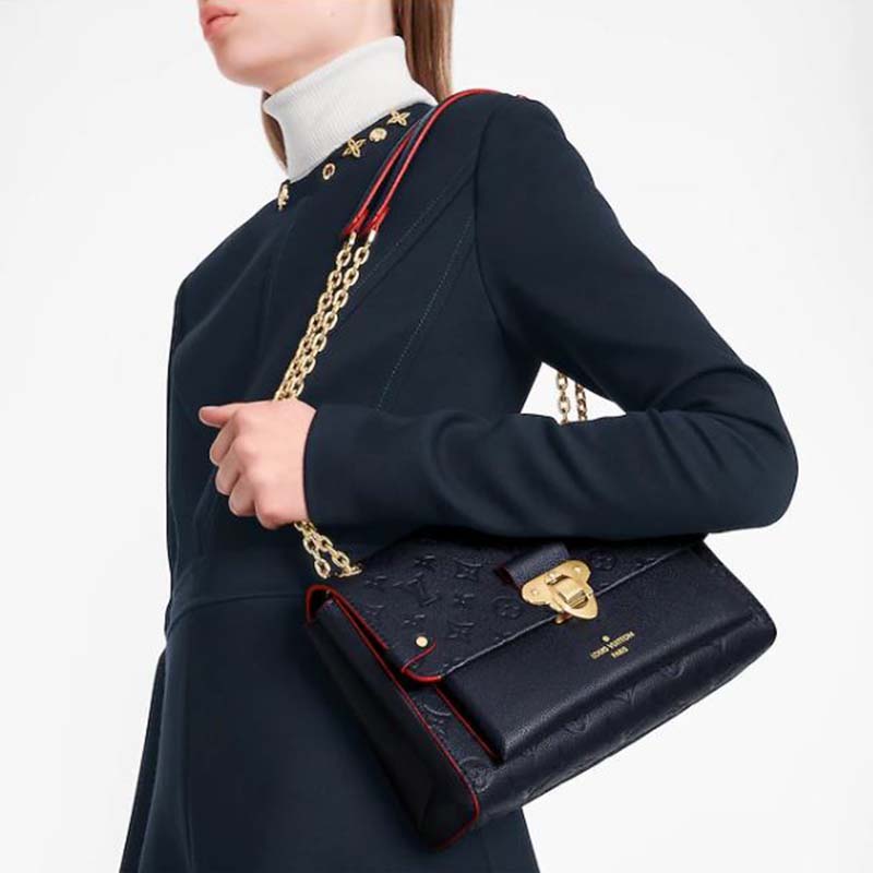 Navy Blue And Red Louis Vuitton Bag | semashow.com