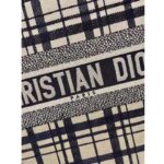 Dior Women Dior Book Tote Blue Check'n'Dior Embroidery - Image 11