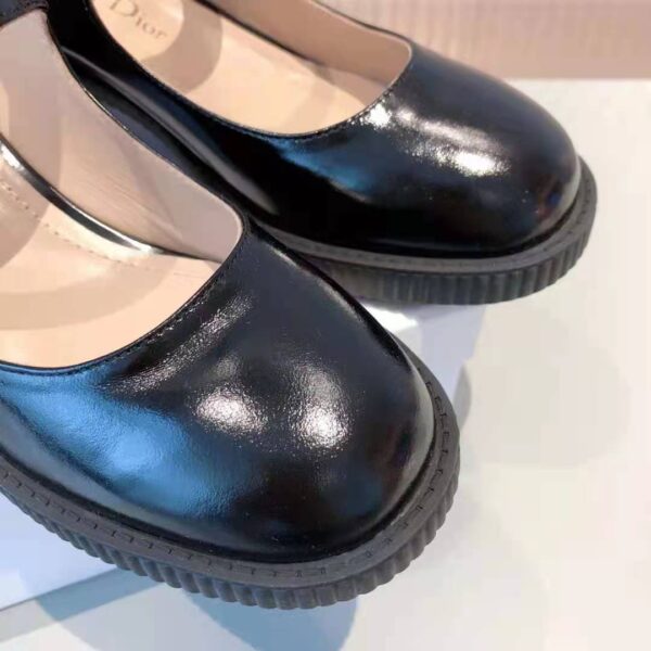 Dior Women Shoes D-Doll Pump Black Shiny Calfskin CD Signature (9)
