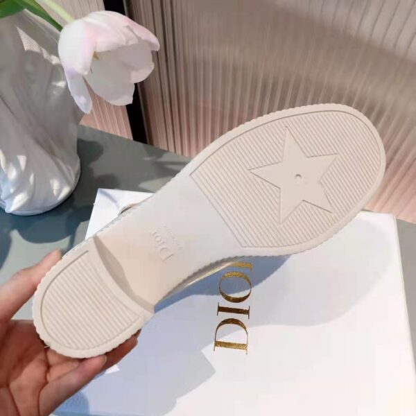 Dior Women Shoes D-Doll Pump White Shiny Calfskin CD Signature (1)