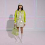 Dior Women Shoes Dior Addict Sneaker French Lime Toile De Jouy Technical Fabric - Image 10