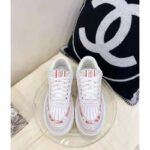 Dior Women Shoes Dior Addict Sneaker Raspberry Toile De Jouy Technical Fabric - Imagen 6