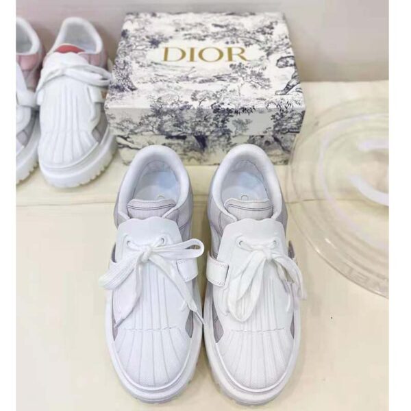 Dior Women Shoes Dior-ID Sneaker Gray Reflective Technical Fabric (1)