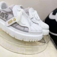 Dior Women Shoes Dior-ID Sneaker Gray Reflective Technical Fabric