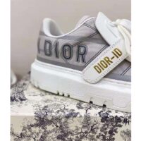 Dior Women Shoes Dior-ID Sneaker Gray Reflective Technical Fabric