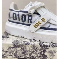 Dior Women Shoes Dior-ID Sneaker White and French Blue Technical Fabric